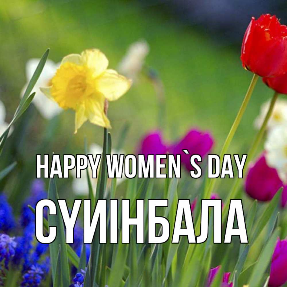Greetings card с именем, СҮИІНБАЛА happy women`s day международный женский день 3 Greetings with text for free download 